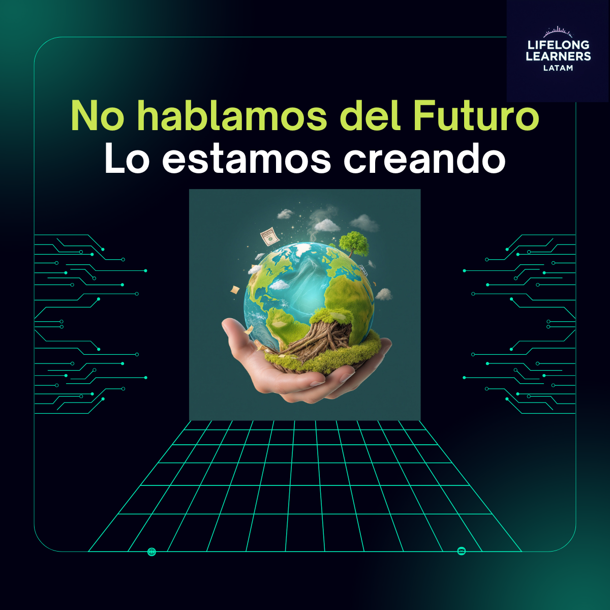 Gen Z Consulting project visual: No hablamos del Futuro. Lo estamos creando.